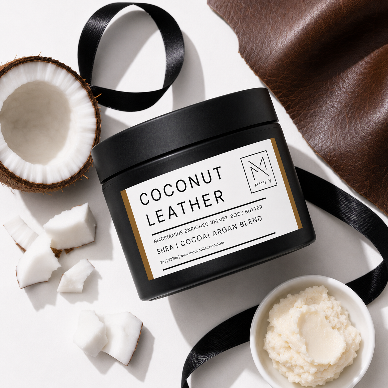 Coconut Leather | Niacinamide Enriched Velvet Body Butter
