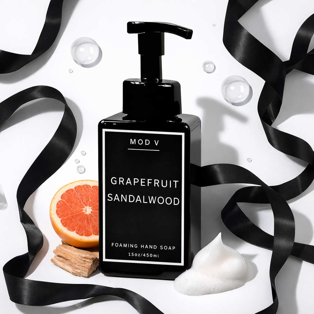 Grapefruit Sandalwood Foaming Hand Soap - 15oz Luxury Hand Wash | Mod V