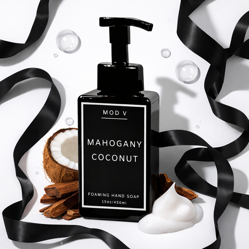 Mahogany Coconut Foaming Hand Soap – 15oz Luxury Hand Wash | MOD V
