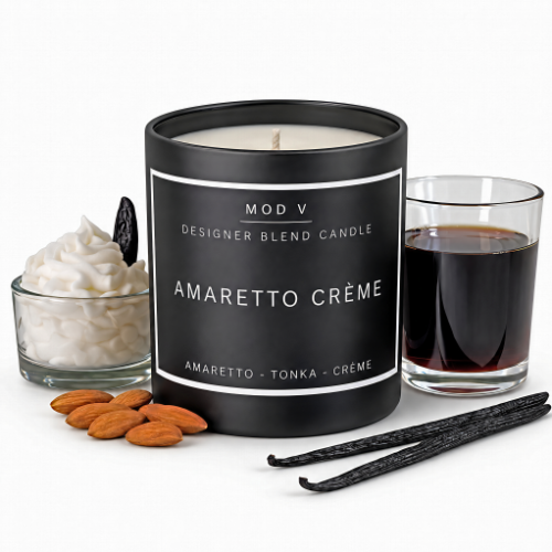 Amaretto Creme Candle | Luxury Soy Blend | 8.5oz