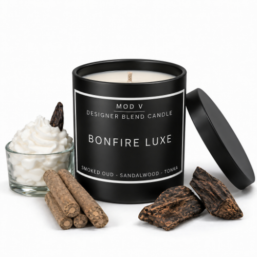 Bonfire Luxe Candle | Luxury Soy Blend | 8.5oz