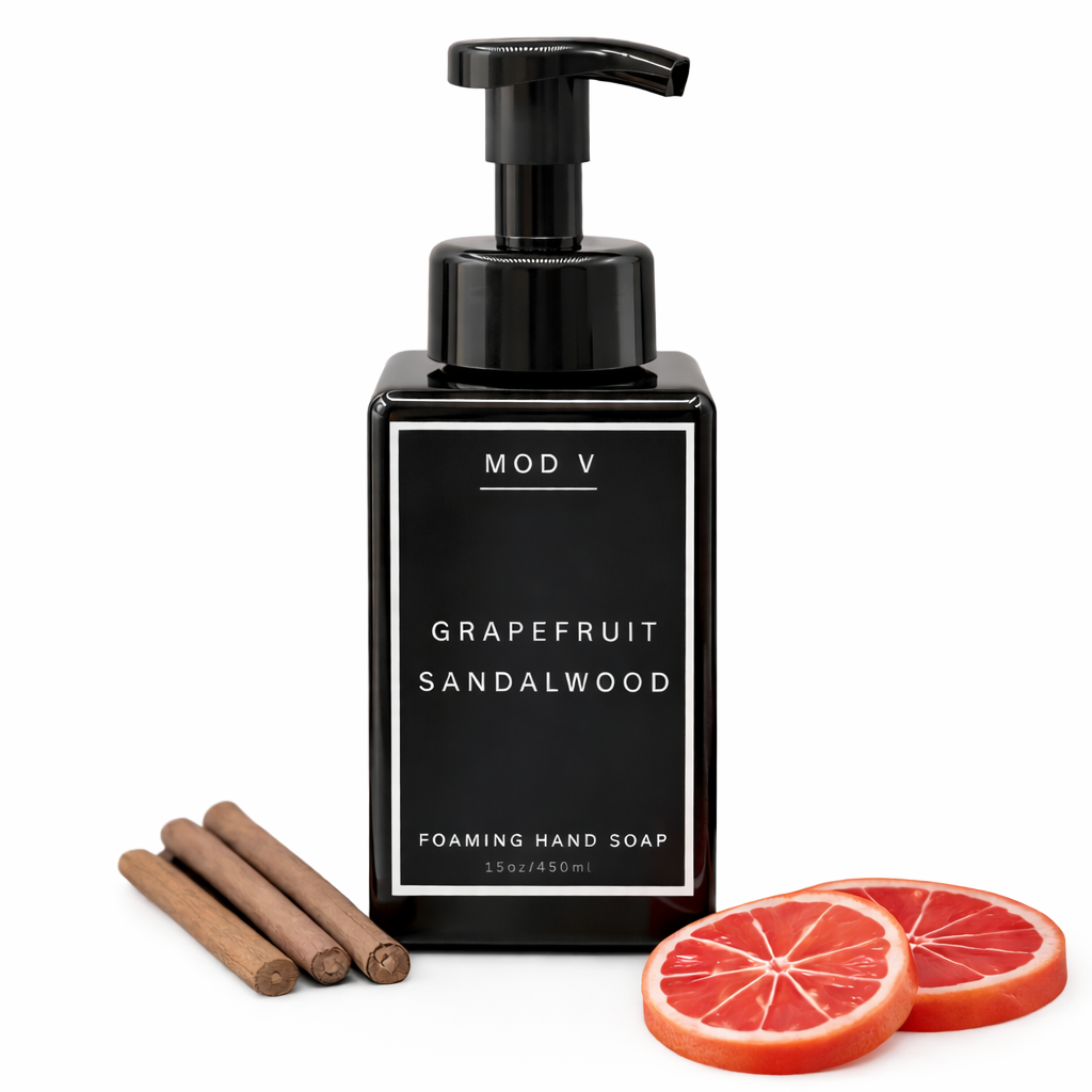 Grapefruit Sandalwood Foaming Hand Soap -  15oz Luxury Hand Wash | Mod V