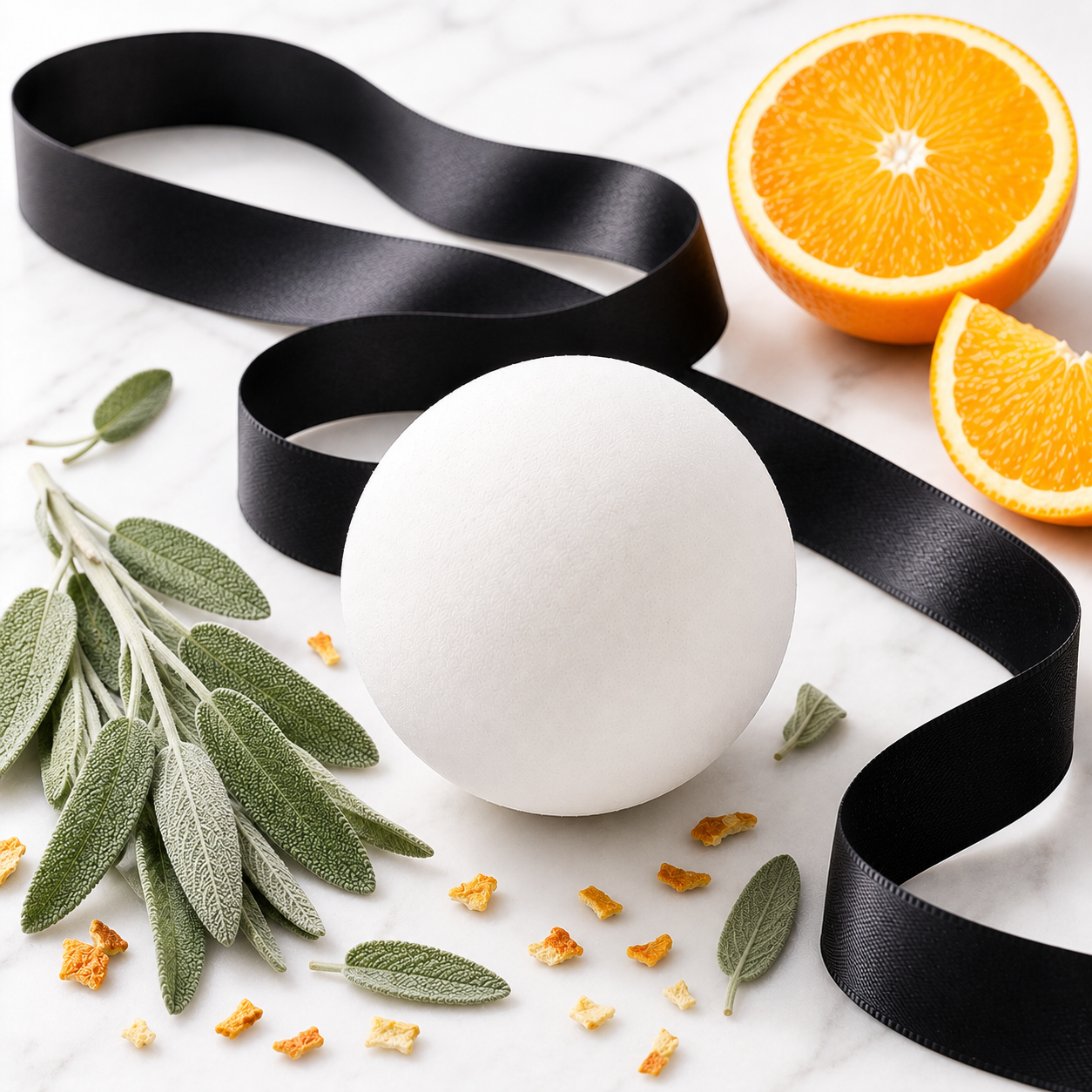 Citrus & Sage | Clean Bath Bomb