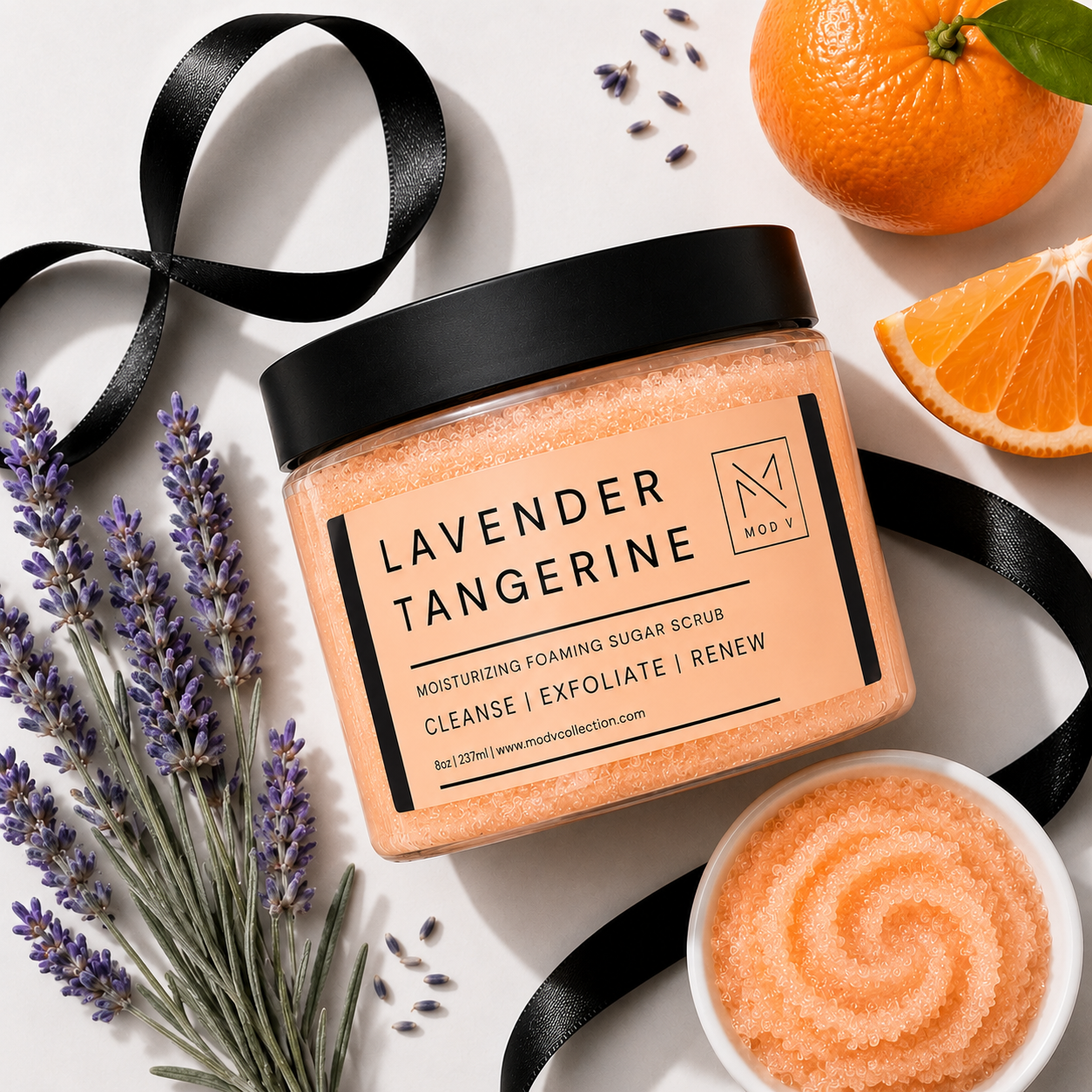 Lavender Tangerine | Foaming Sugar Scrub