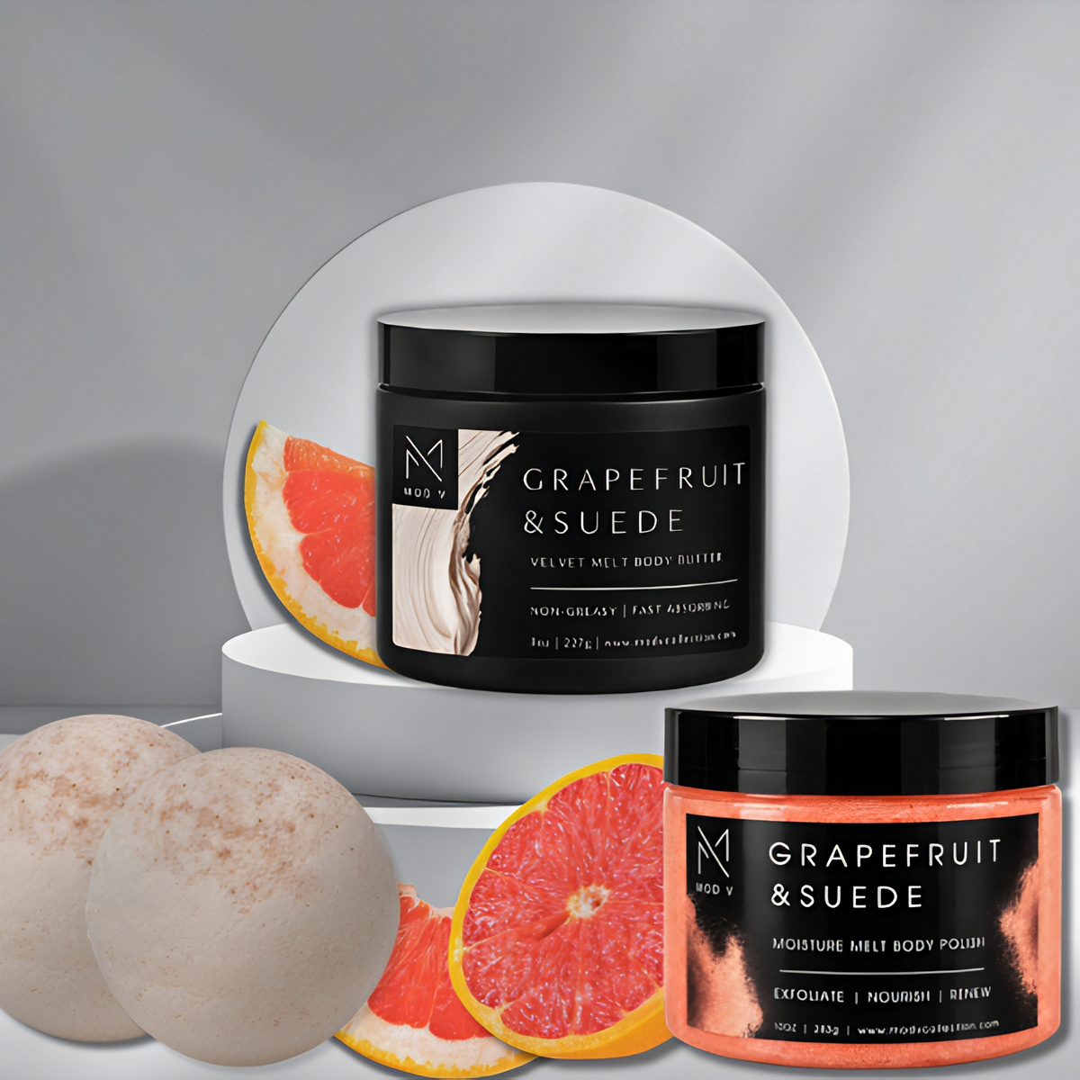 Grapefruit Suede | Bath Bomb