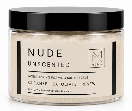 Nude Unscented | Foaming Sugar Scrub