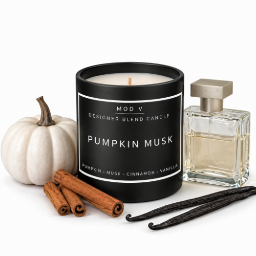 Pumpkin Musk Candle | Luxury Soy Blend | 8.5oz