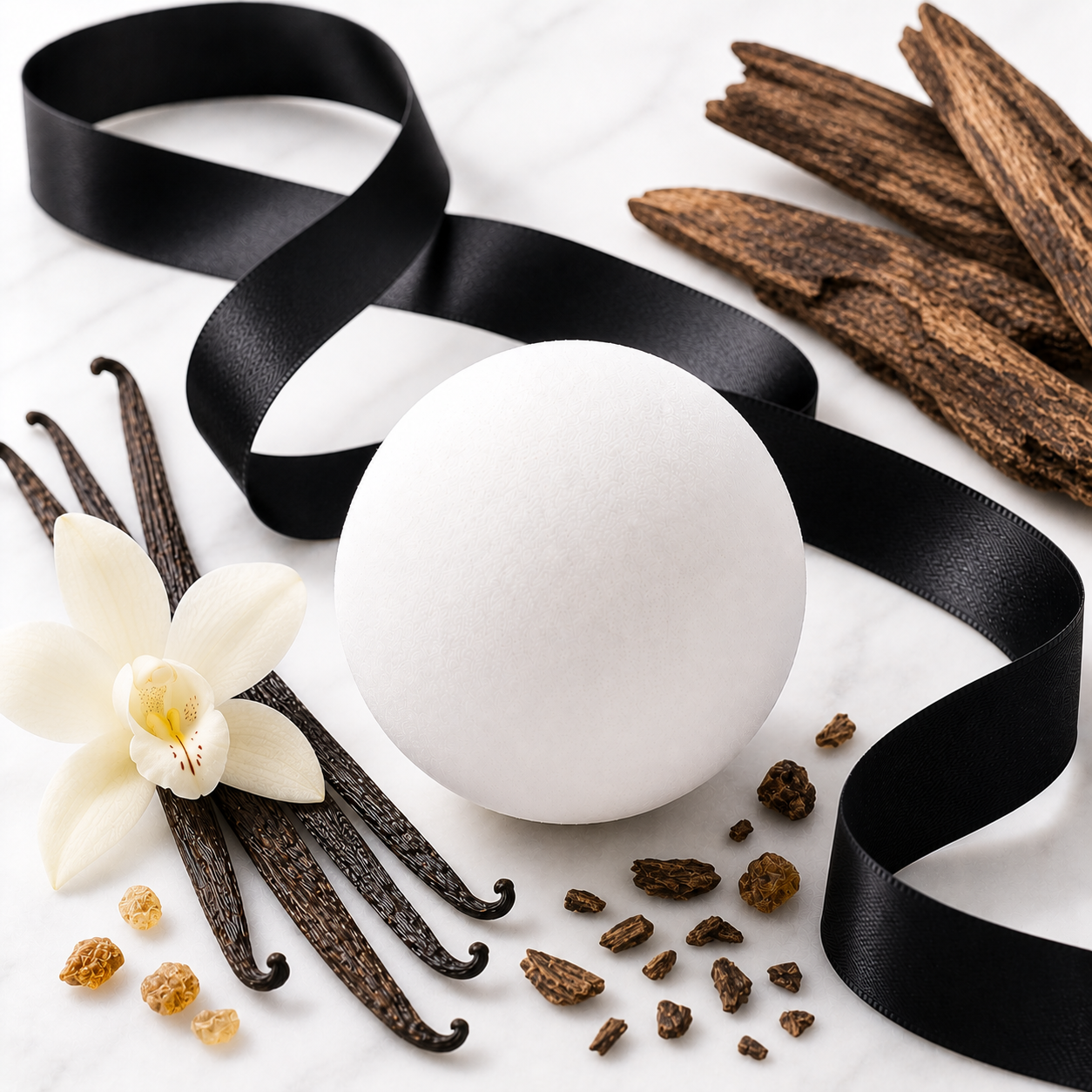 Vanilla Oud | Clean Bath Bomb