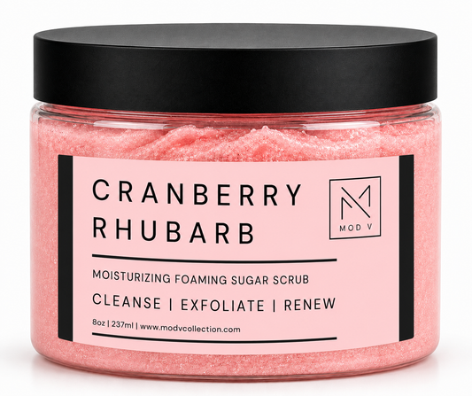 Cranberry Rhubarb | Foaming Sugar Scrub